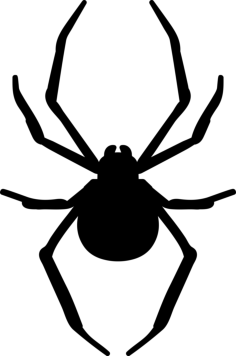 Animal Spider Vinyl Cutting Svg File, Free Vectors File